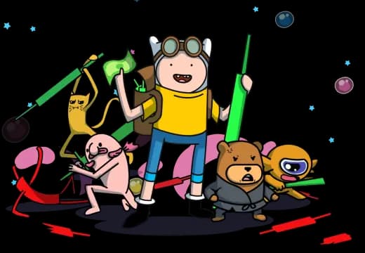 Finn and Jake with money